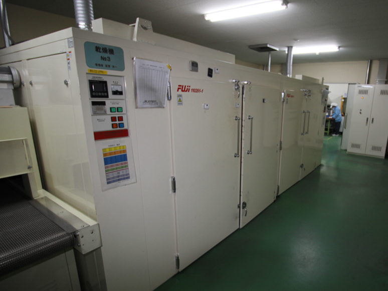 乾燥機ライン